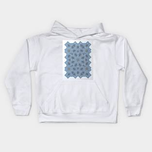 Persian Mosaic Geometry Kids Hoodie